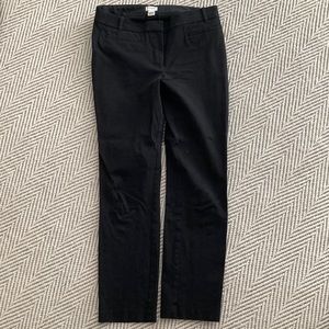 Black J. Crew “cigarette” pants